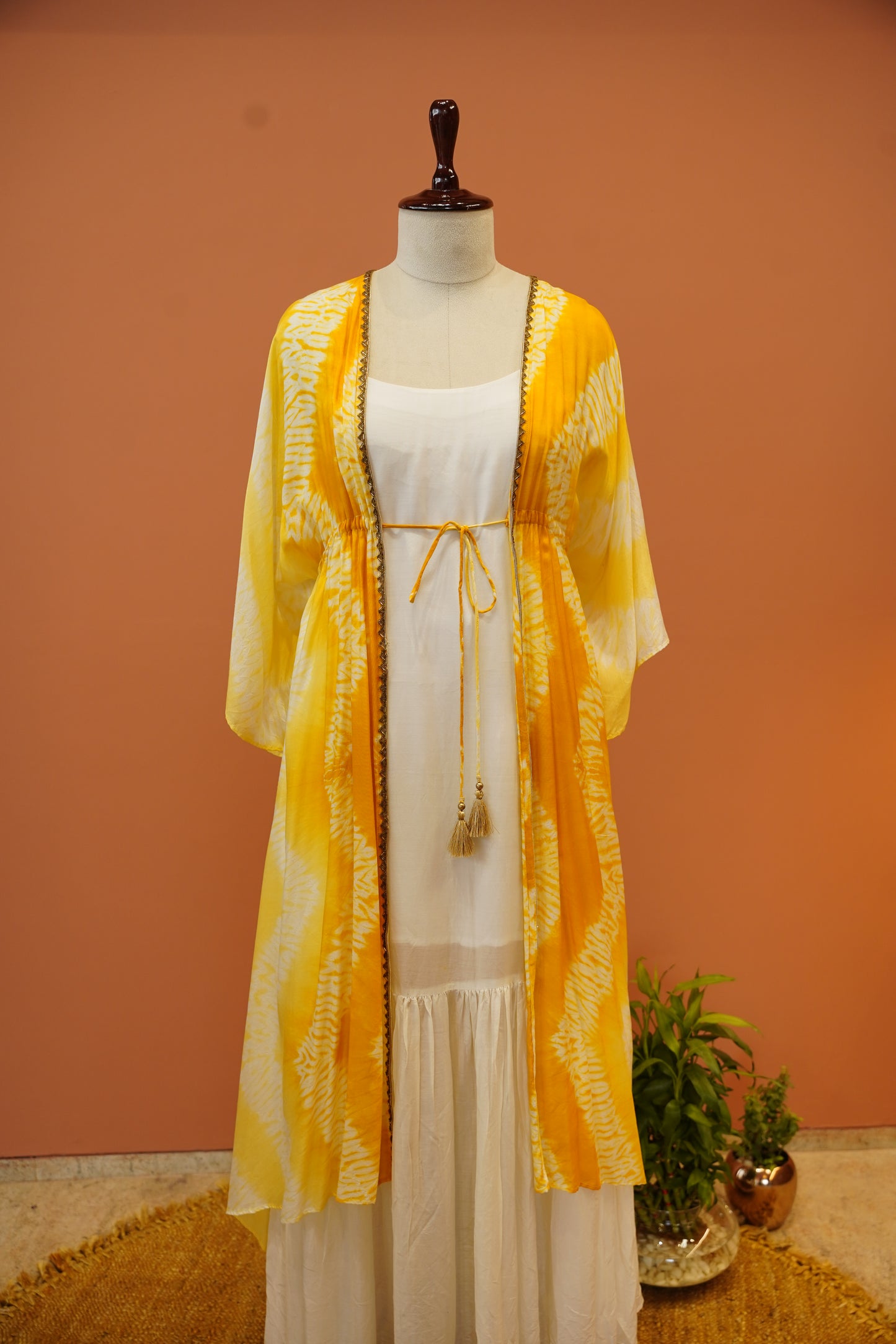 Sunshine Silk Shibori Dress