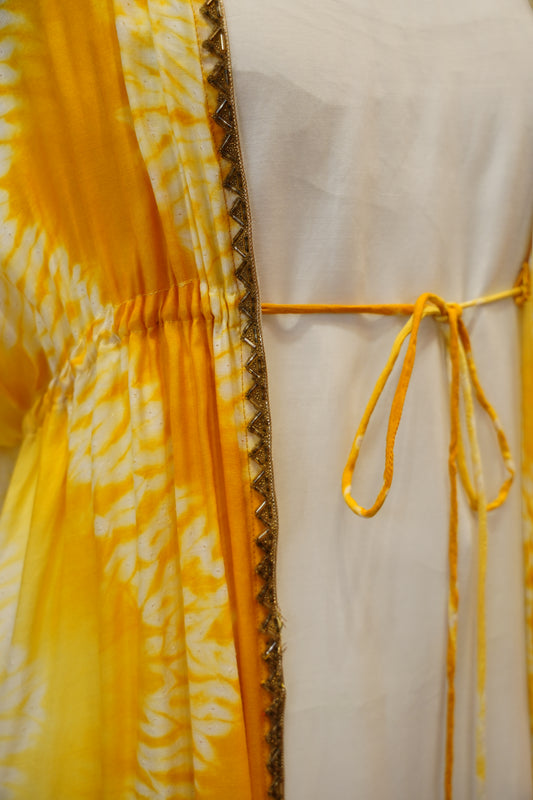 Sunshine Silk Shibori Dress