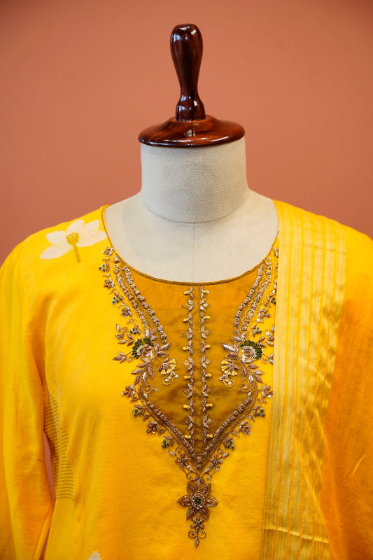 Mustard Glow Suit Set