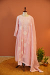 Rose Nazakat Chikankari Set