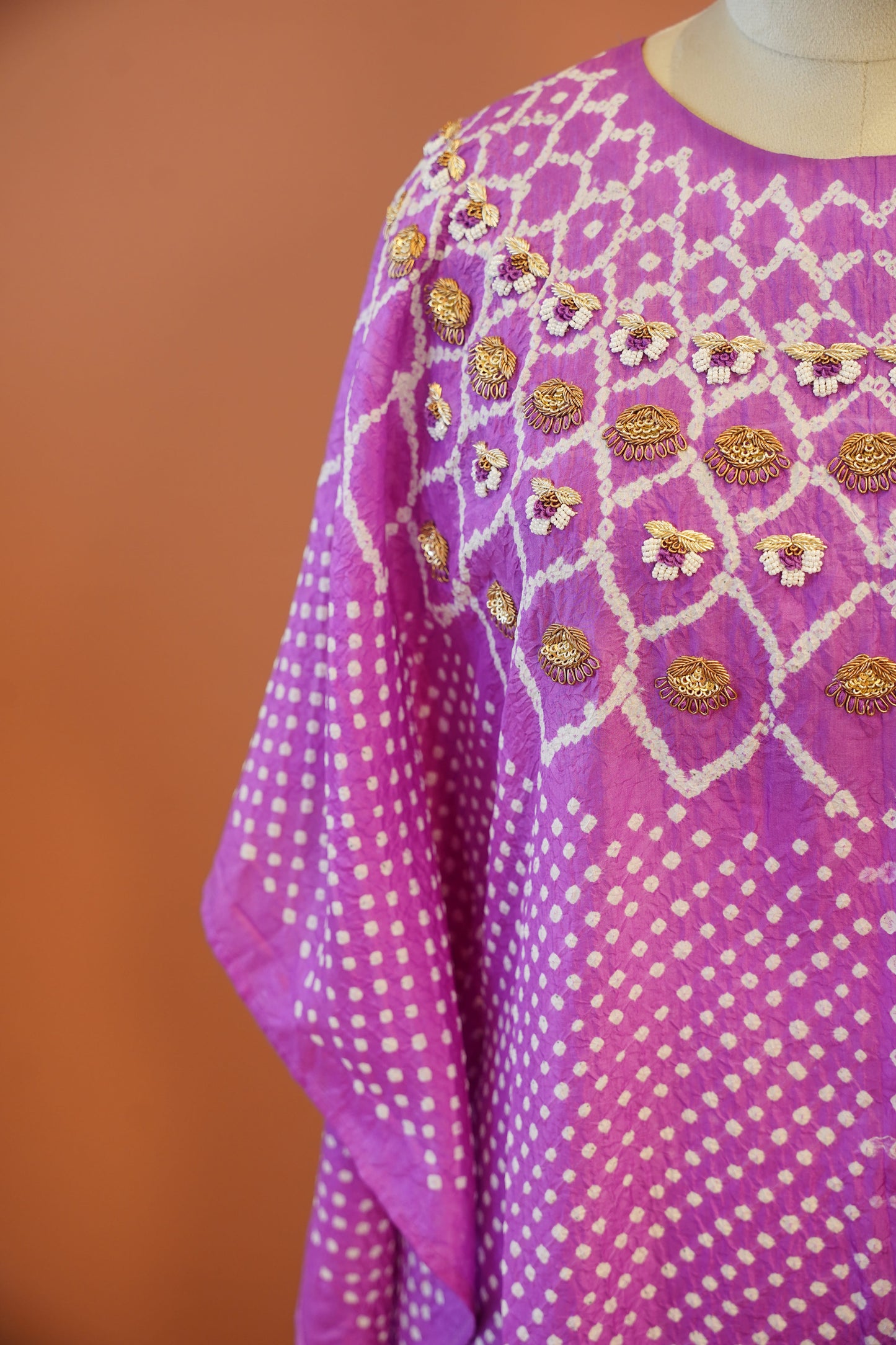 Rani Bandhani Kaftan