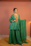 Emerald Ikat Suit Set