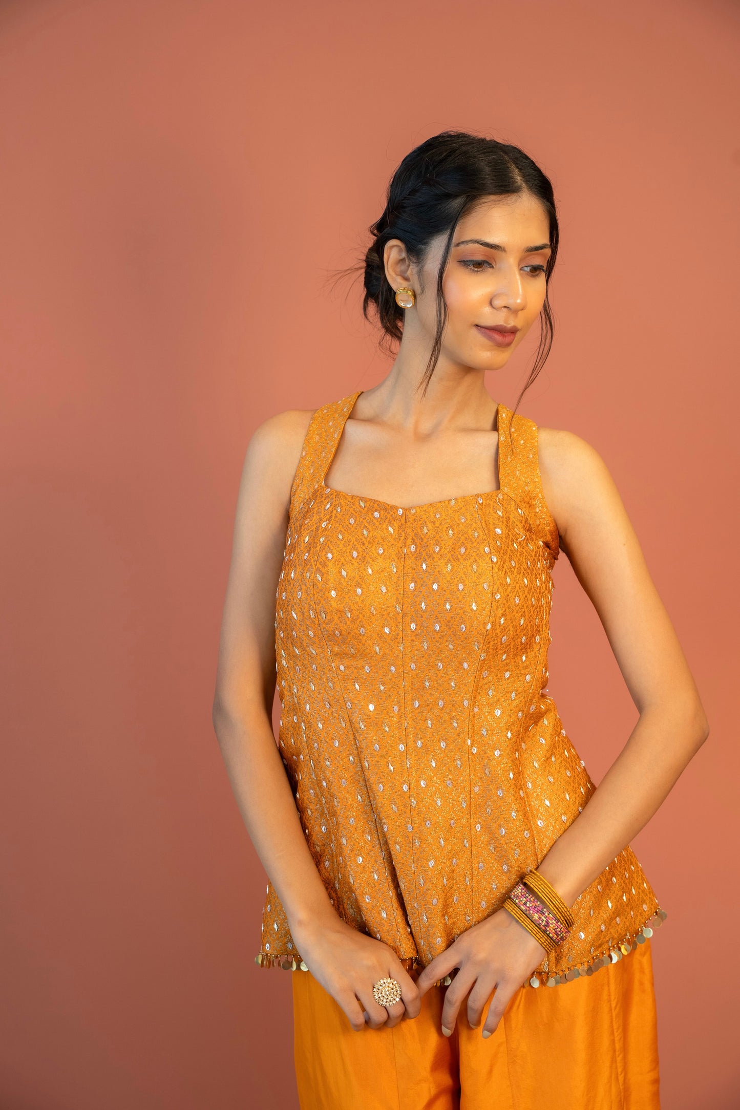 Sunshine Banarasi Co-Ord Set