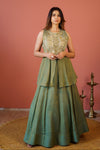 Aabha Emerald Lehenga Set