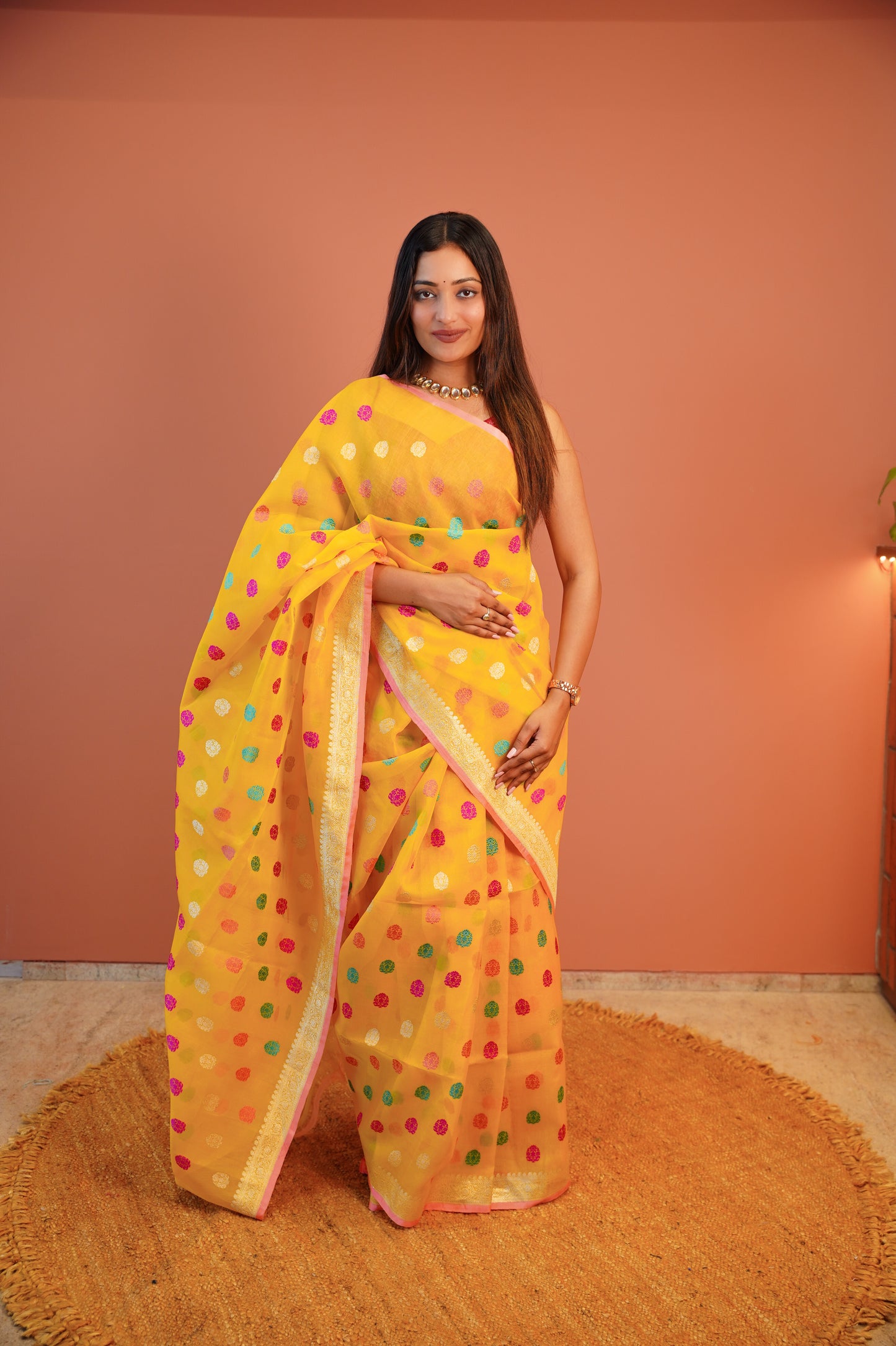 Phoolrang Organza Saree