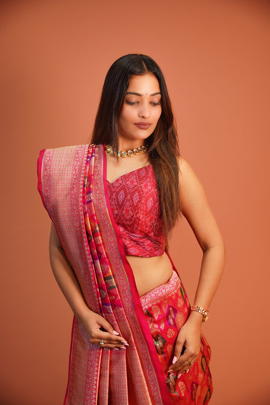 Gulnaar Banarasi Rankat Saree