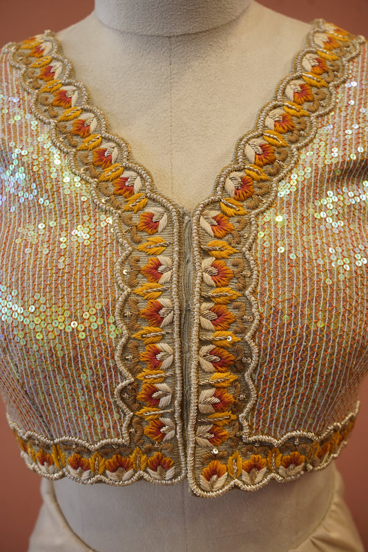 Zariya Sequin Blouse