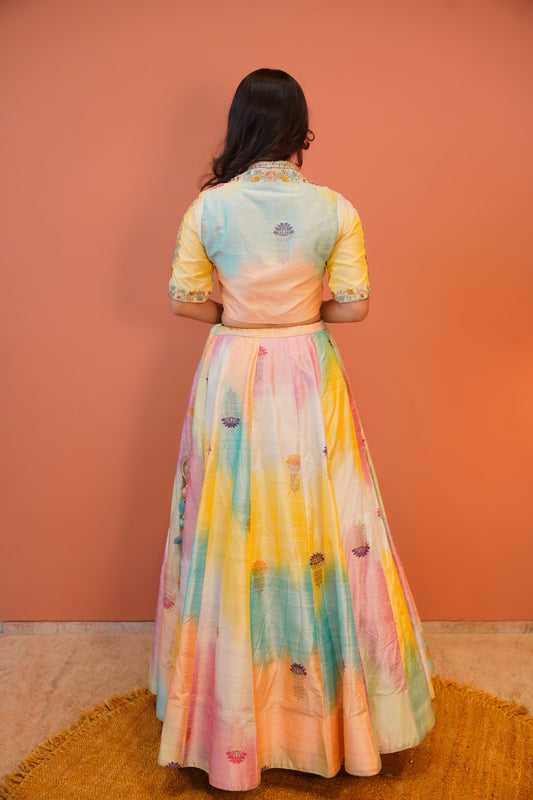 Mehfil-e-Pastel Lehenga