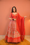 Laal mehfil Lehenga