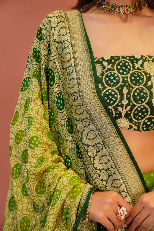 Mehendi Mahal Lehenga