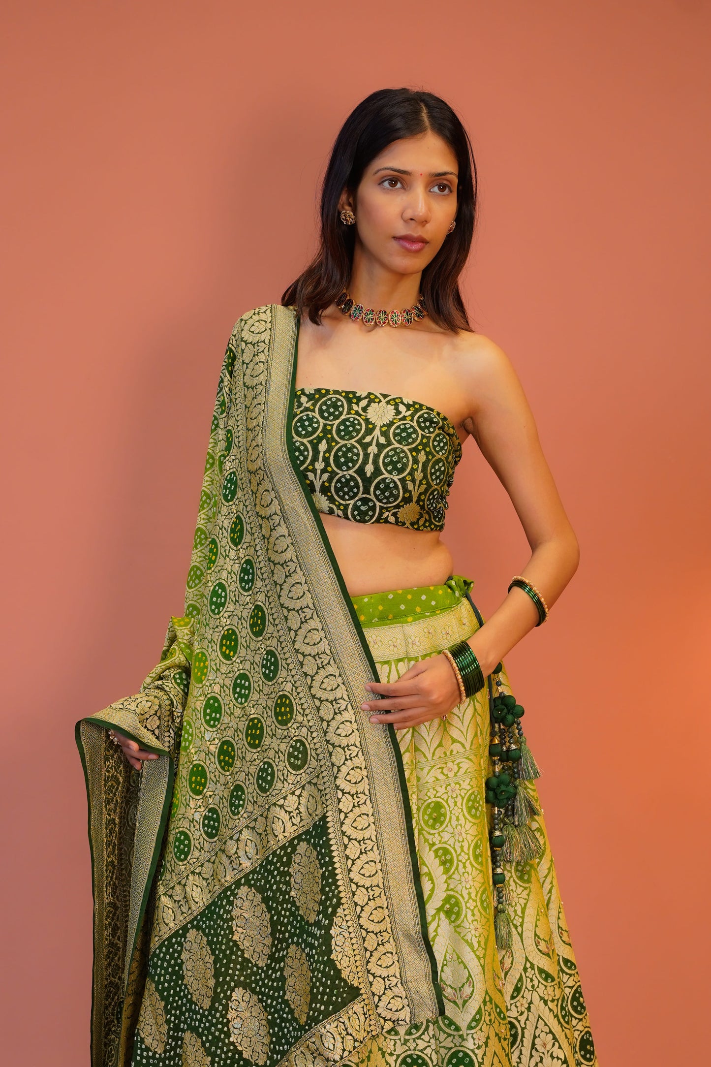 Mehendi Mahal Lehenga