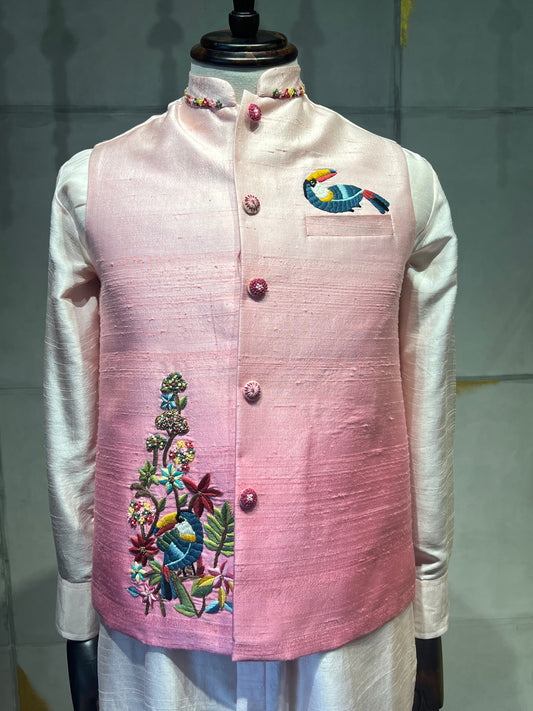 Pink Parsi Heritage Jacket