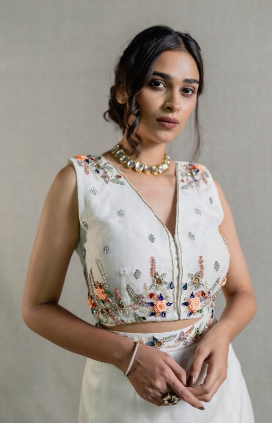 Ivory Bloom Co-Ord Set