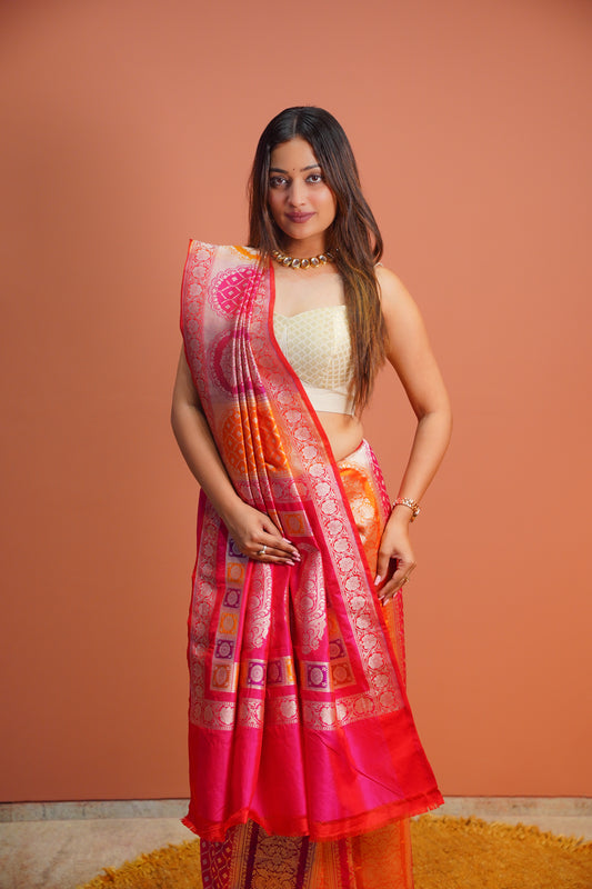 Noor Rangkat Banarasi Saree