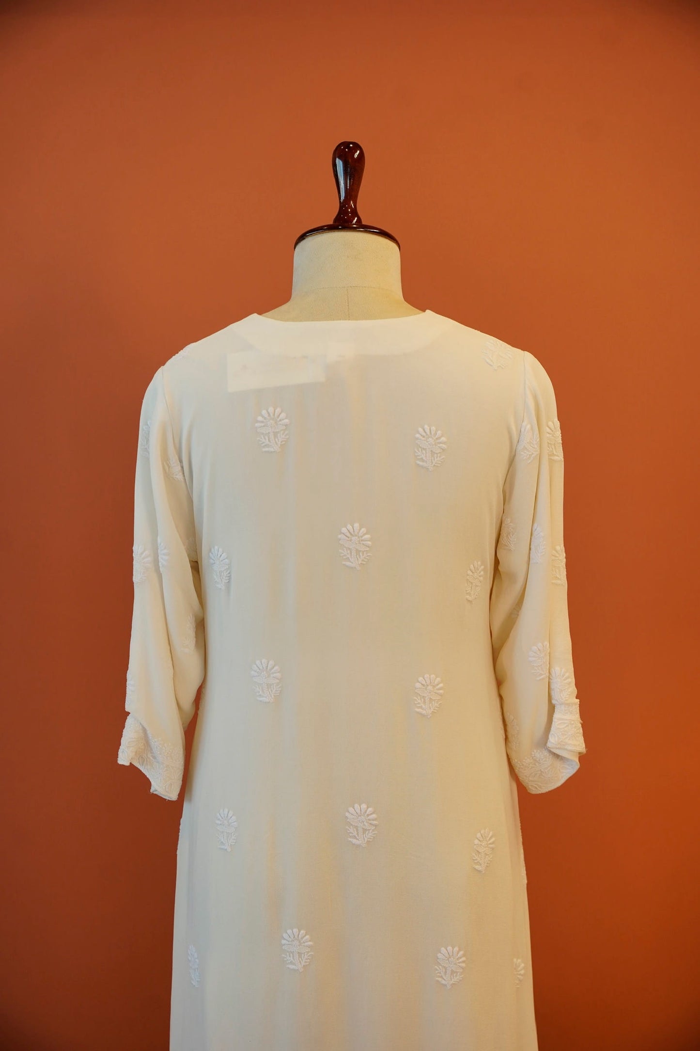 Nazakat Ivory Bloom Chikankari Kurta