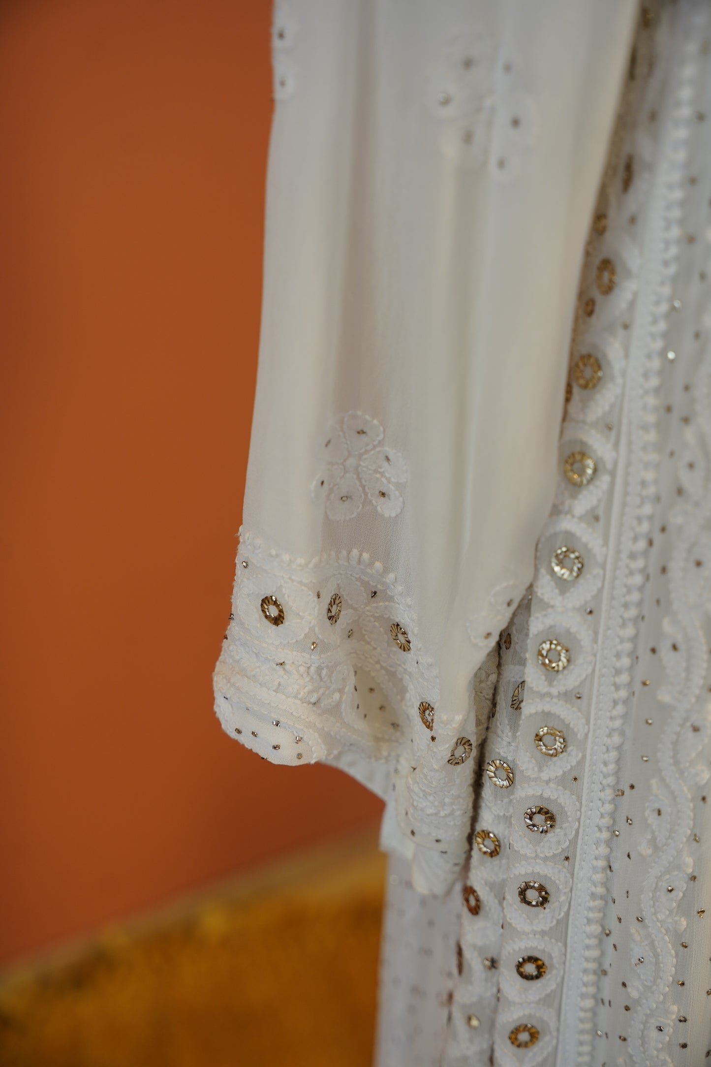 Ivory Grace Chikankari Anarkali