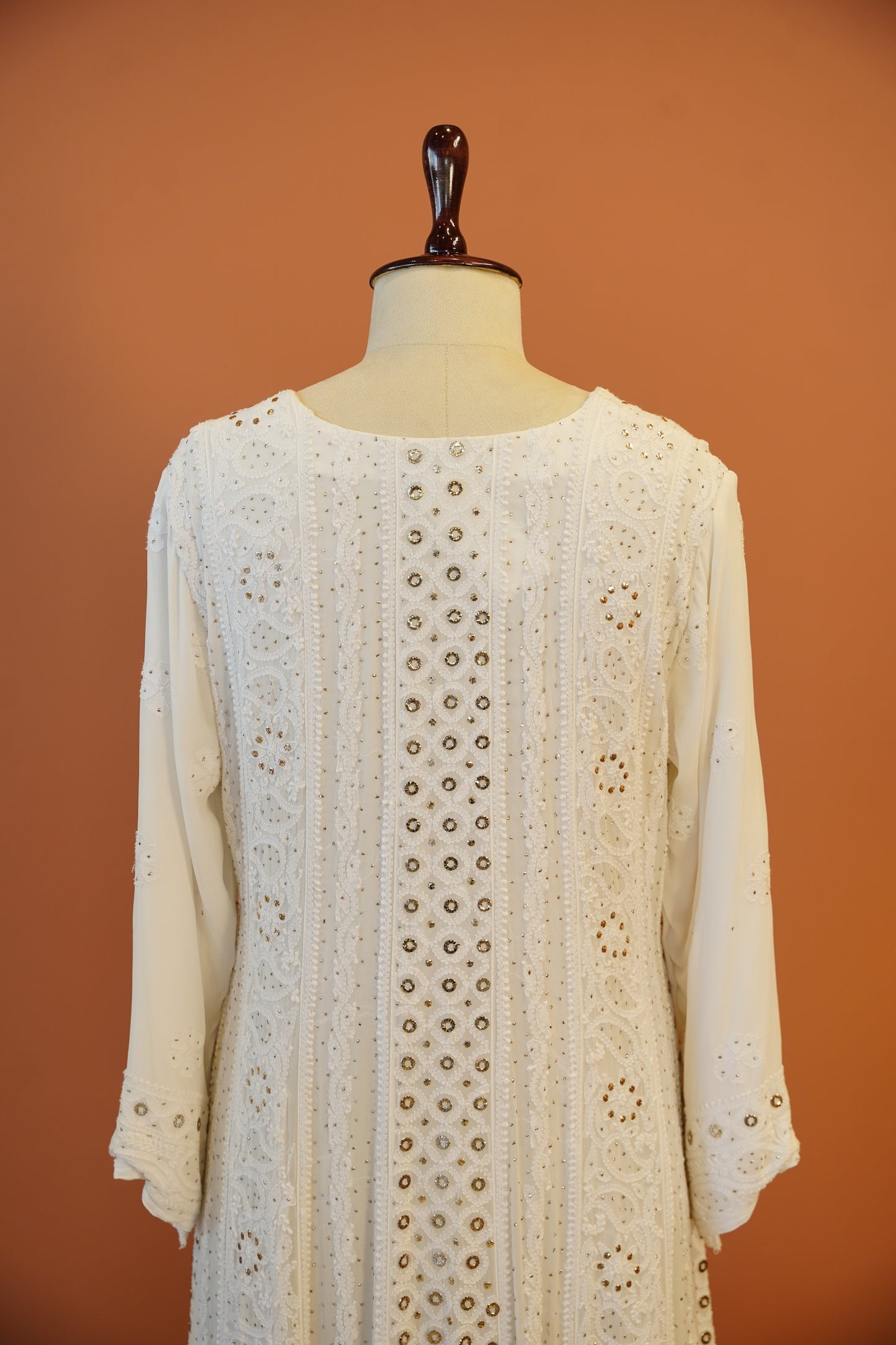 Ivory Grace Chikankari Anarkali