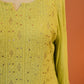 Noor-e-Lime Chikankari Set