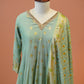 Mint Zari Suit Set