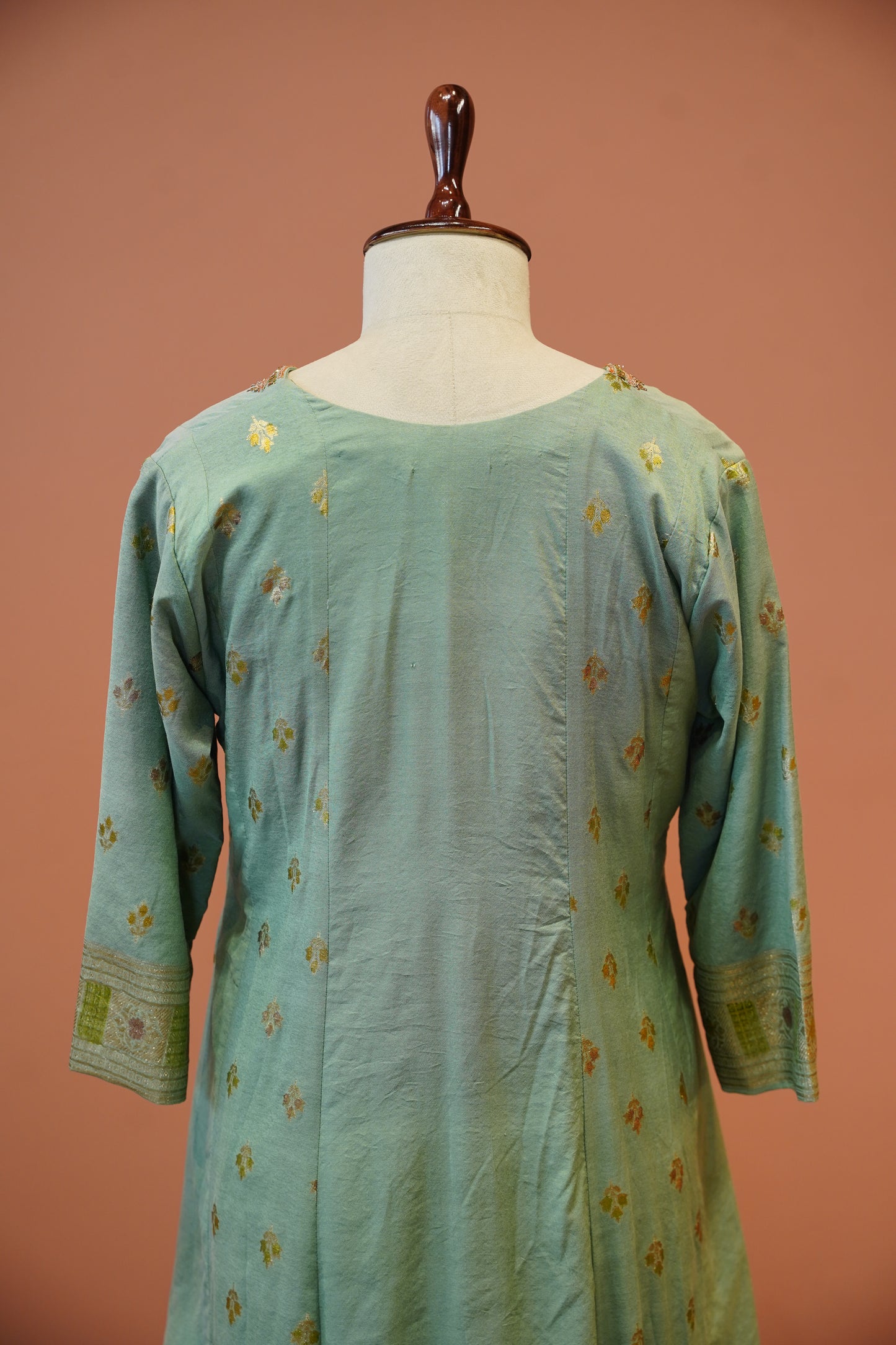 Mint Zari Suit Set