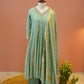 Mint Zari Suit Set