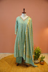 Mint Zari Suit Set