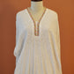 Gulnaar White Floral Chikankari Kurta