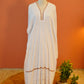 Gulnaar White Floral Chikankari Kurta