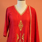 Ruby Noor Embroidered Suit Set