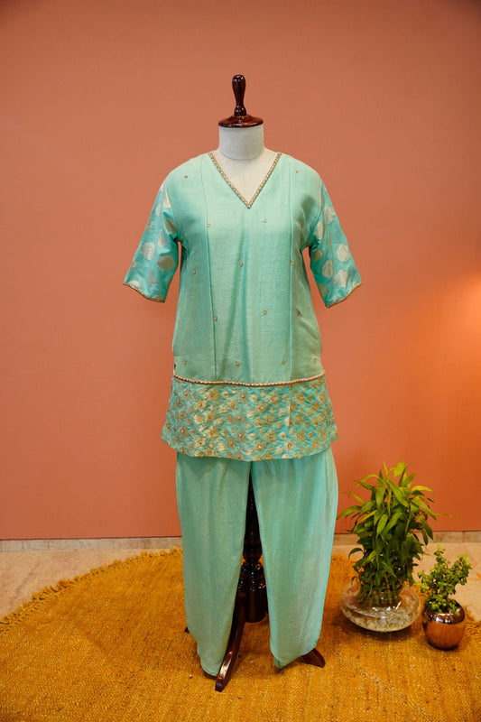 Mint Noor Kurta Set