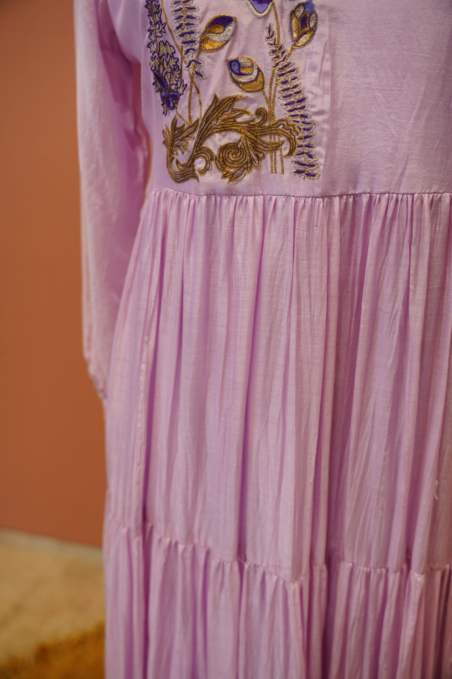 Floral gathered Dress