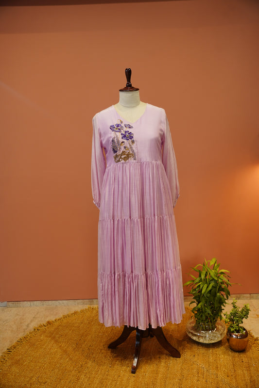 Floral gathered Dress