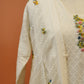 Ivory Chanderi Dress with Jacket