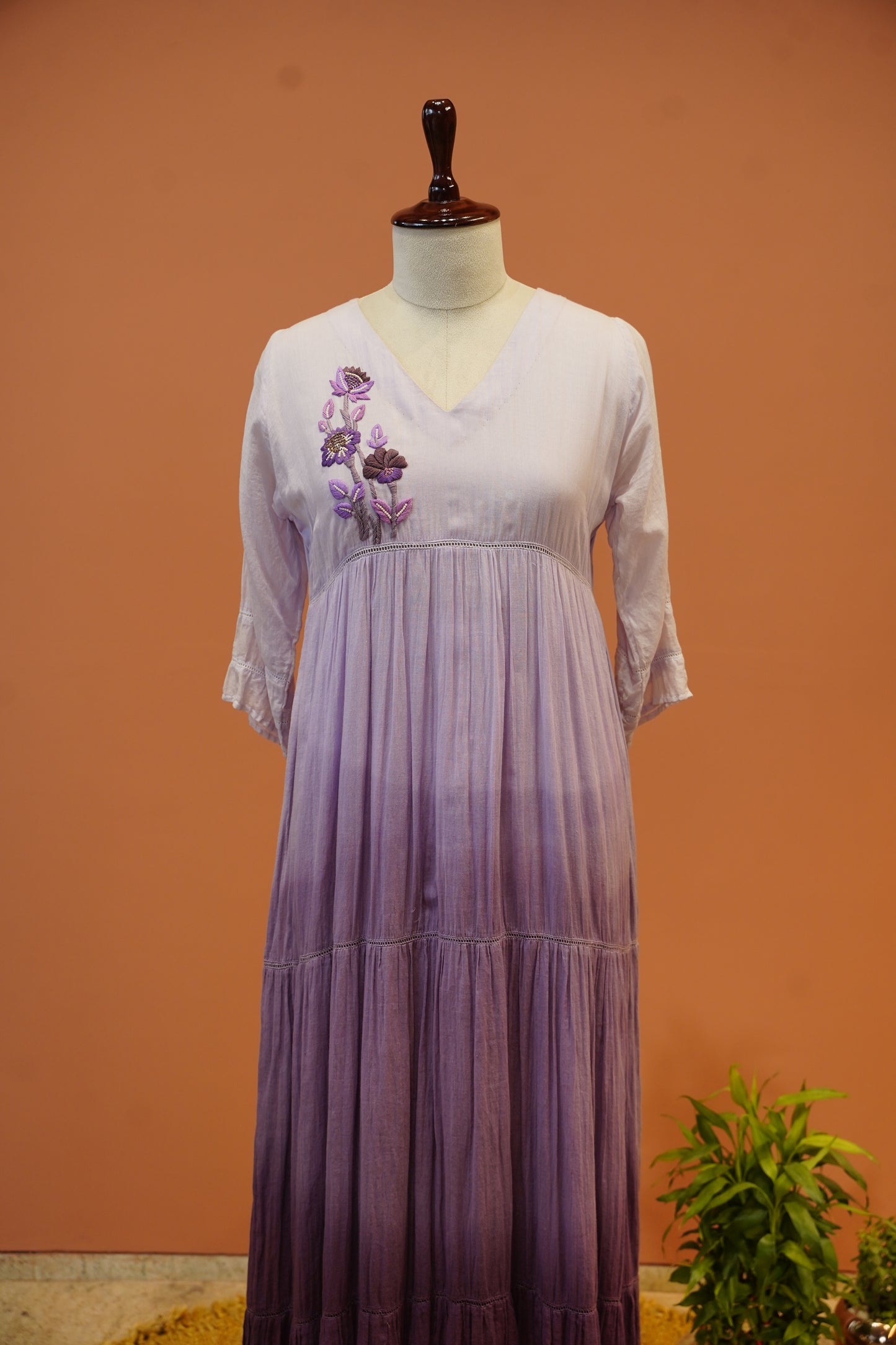 Lavender Ombre Mal Dress