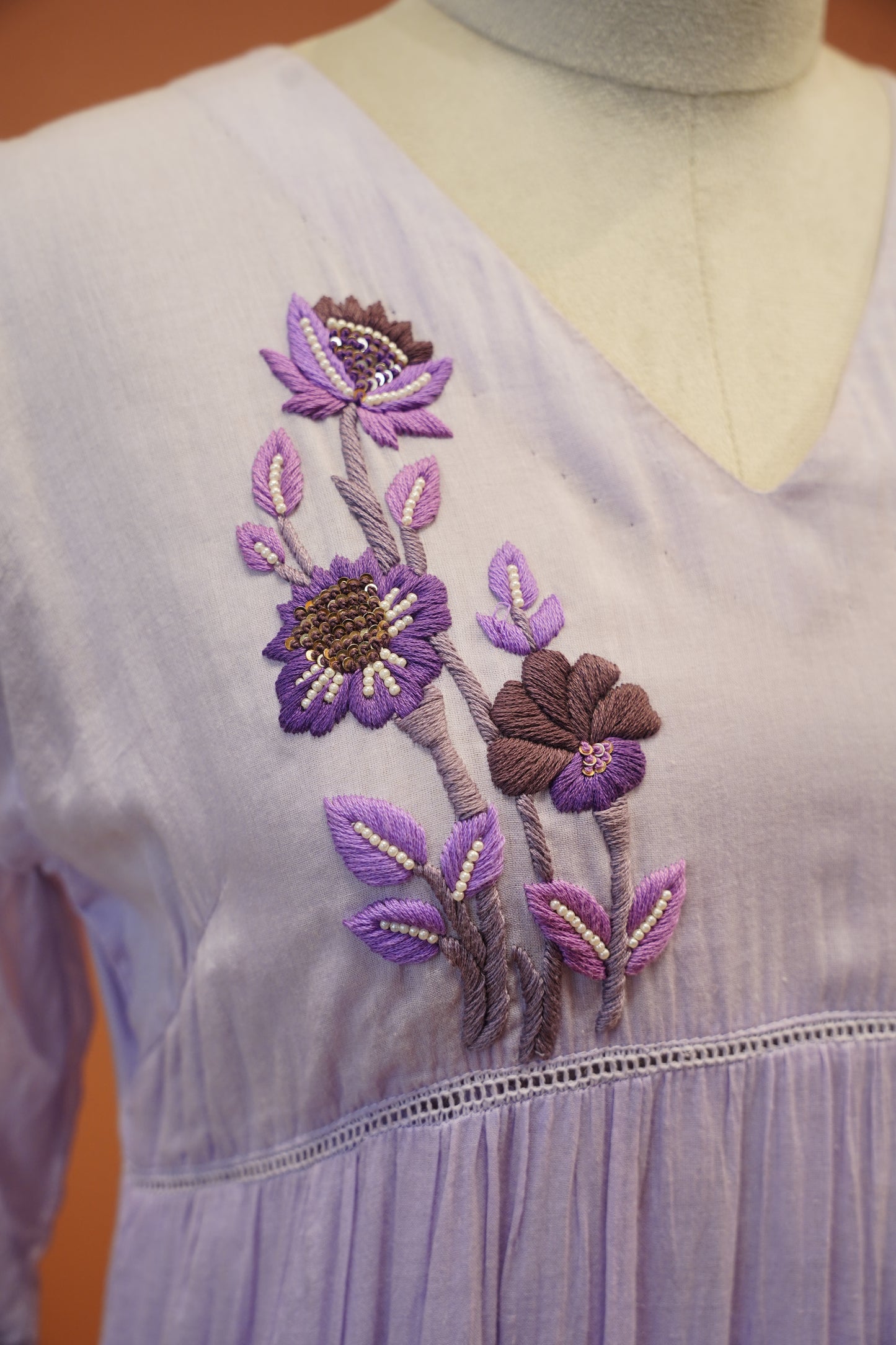 Lavender Ombre Mal Dress