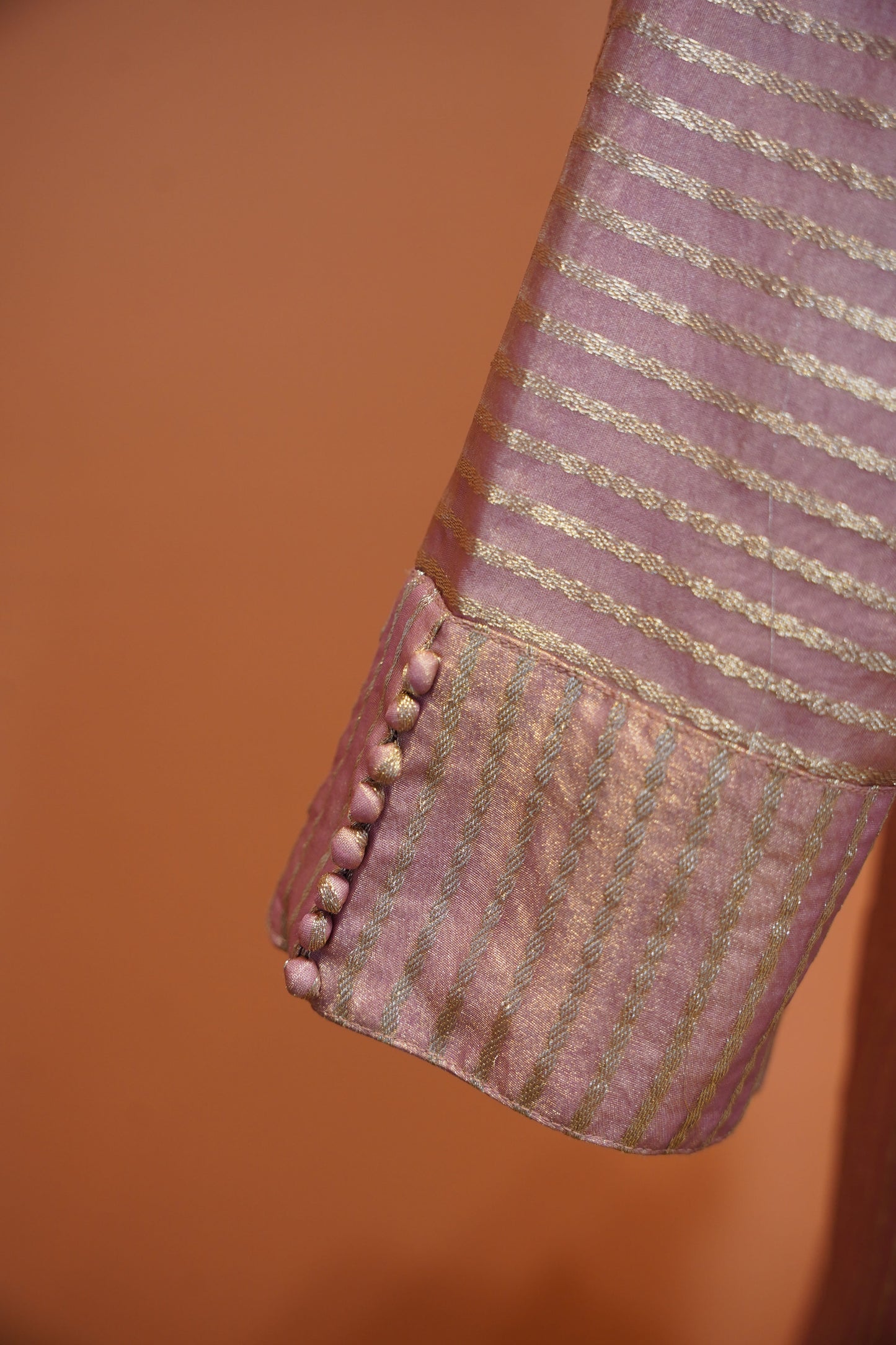 Blush zari Straight Suit
