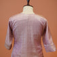 Blush zari Straight Suit