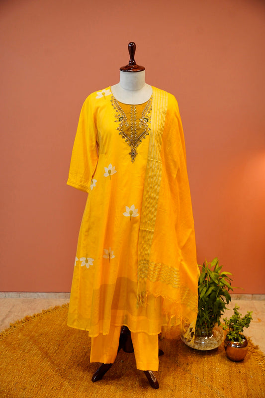 Mustard Glow Suit Set