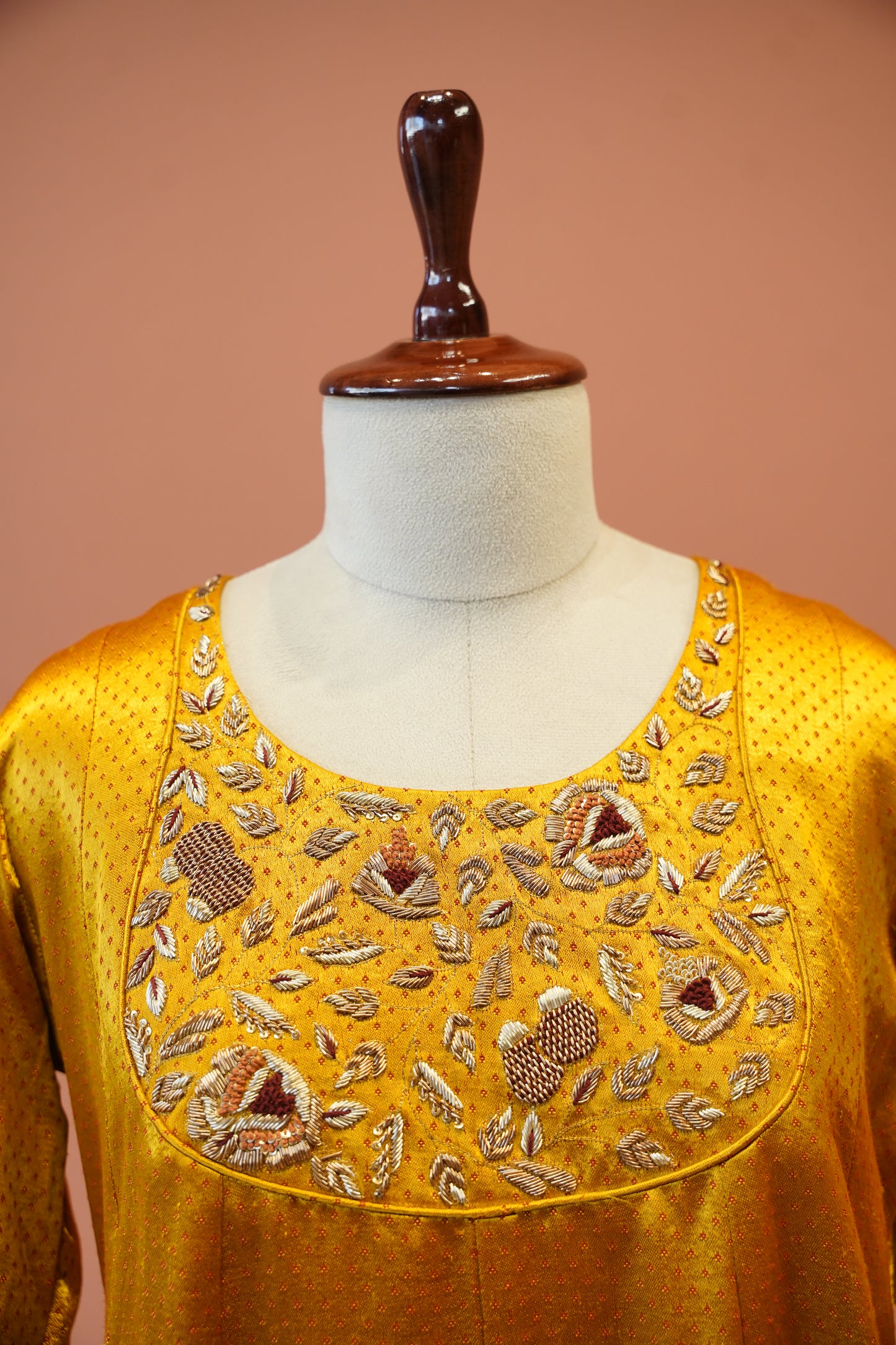 Golden Bloom Suit Set