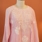 Rose Nazakat Chikankari Set