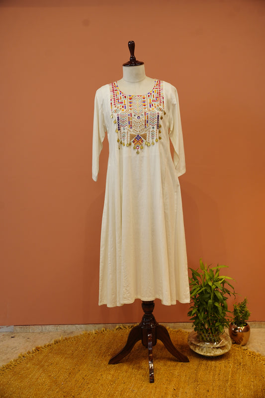 Ivory Silk One Piece