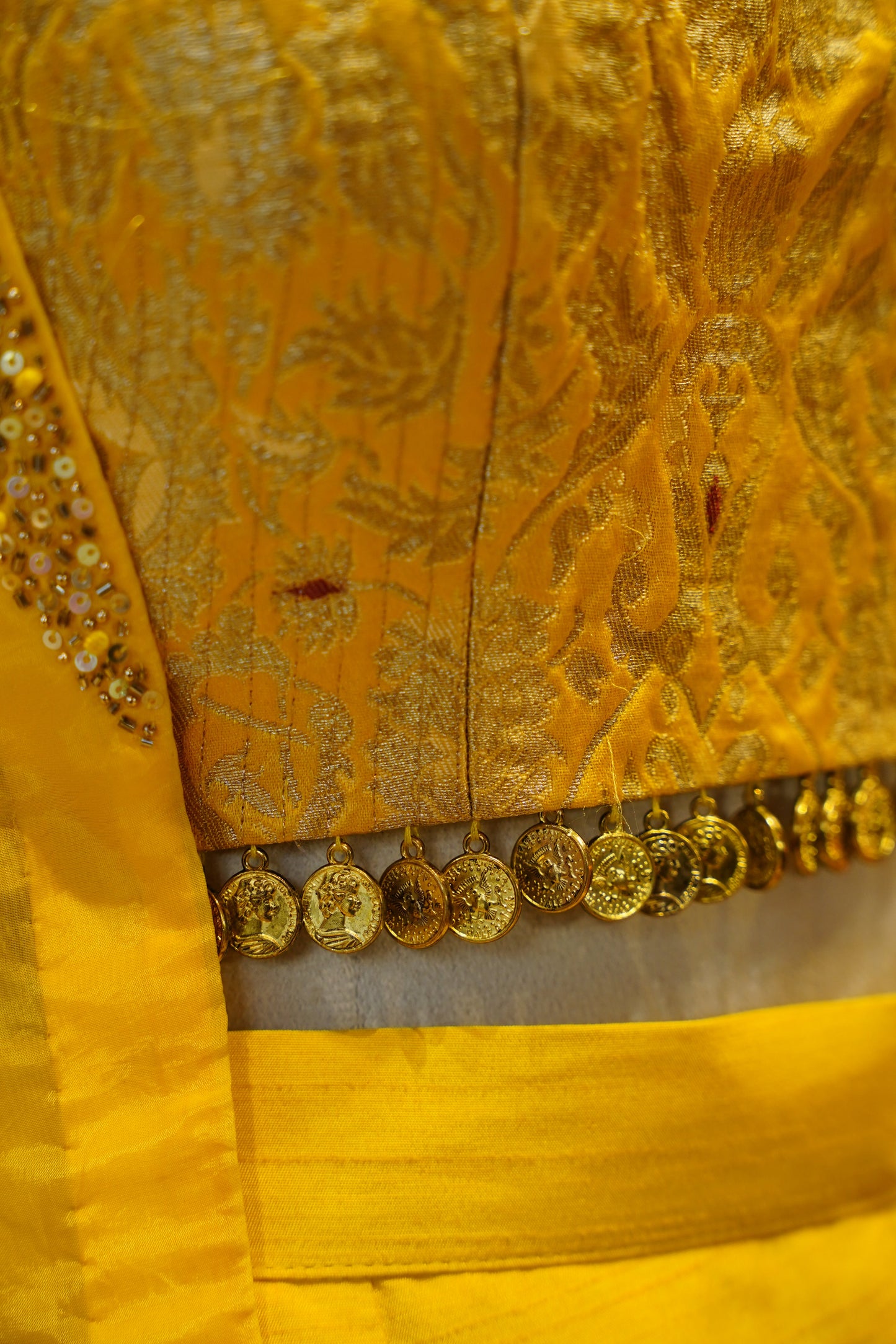 Mustard Sharara set