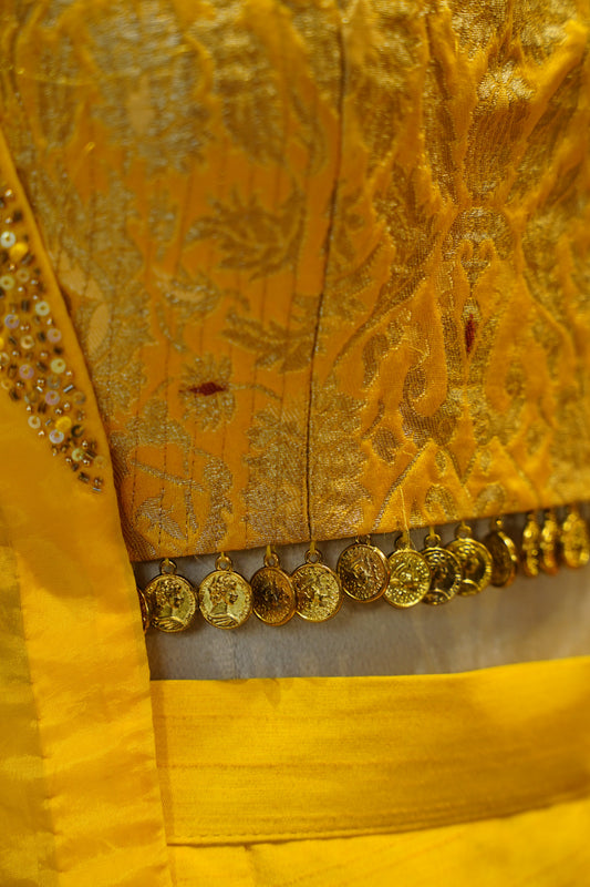 Mustard Sharara set