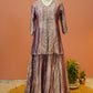 Rose Dust fusion Sharara set