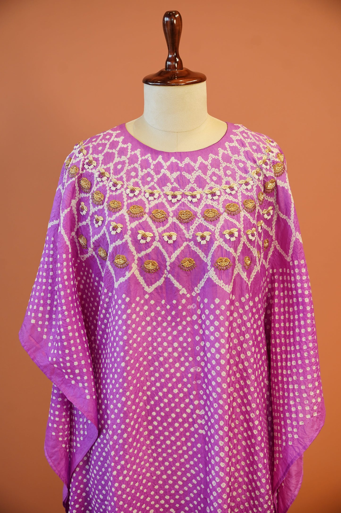 Rani Bandhani Kaftan