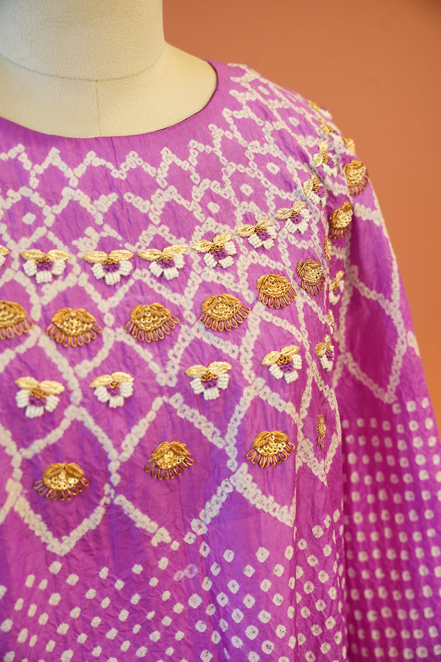 Rani Bandhani Kaftan