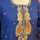 Royal blue Sharara set
