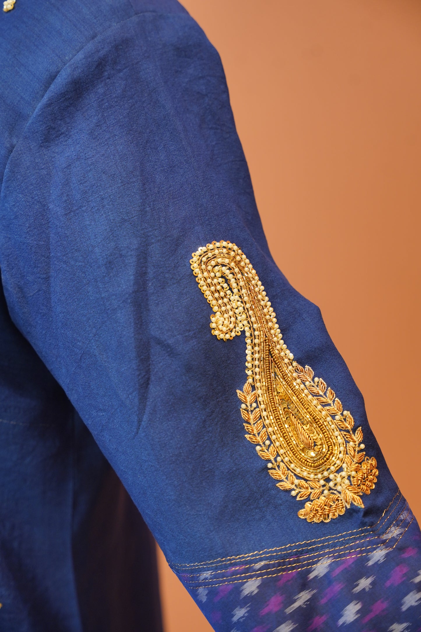 Royal blue Sharara set