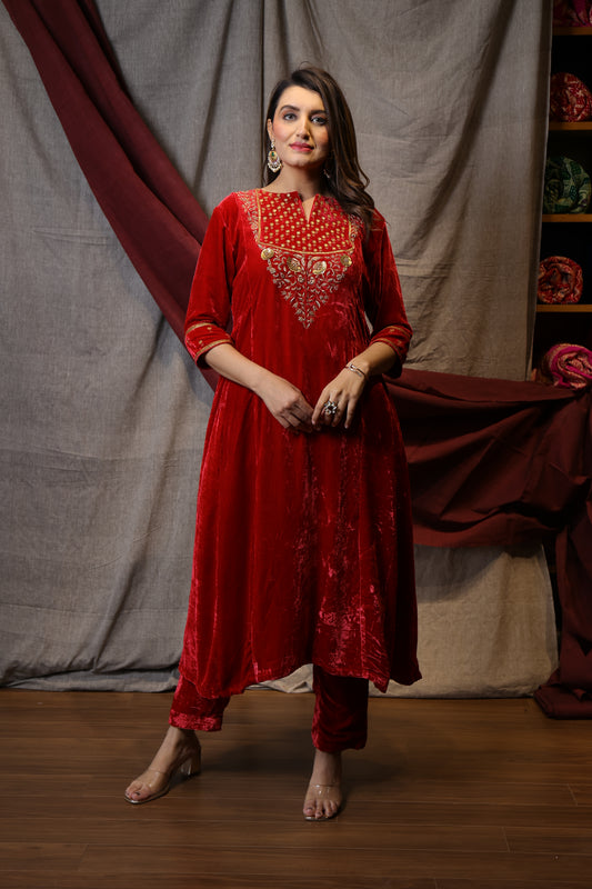 Royal Velvet Suit
