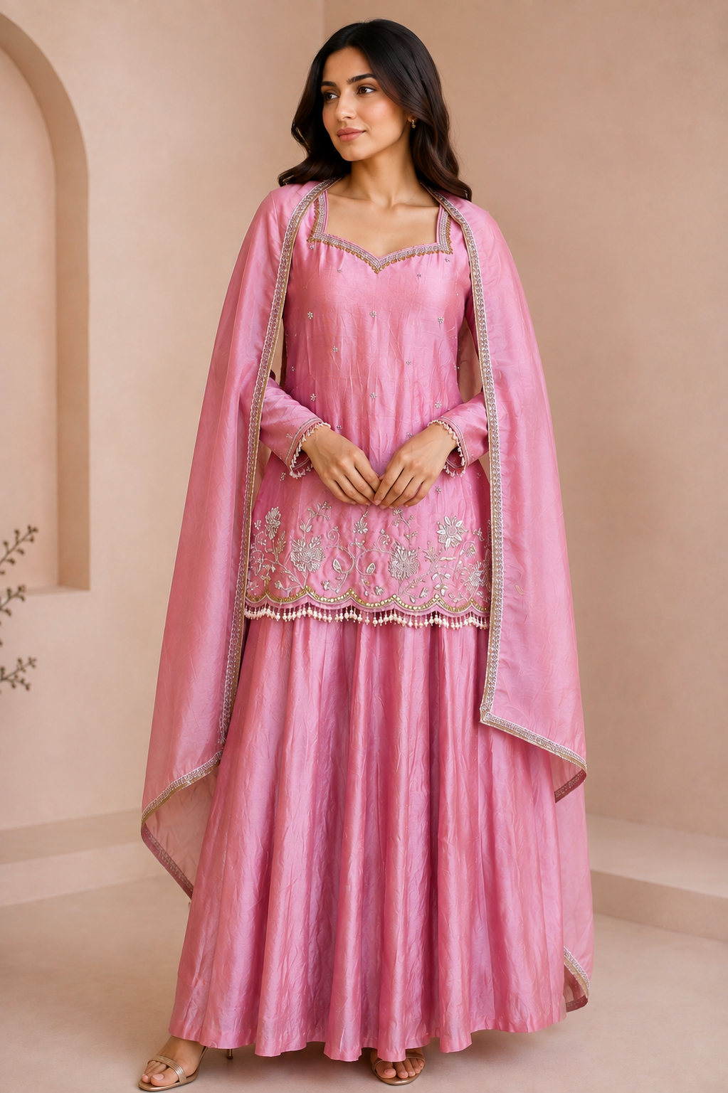 Rosewood Sharara Set